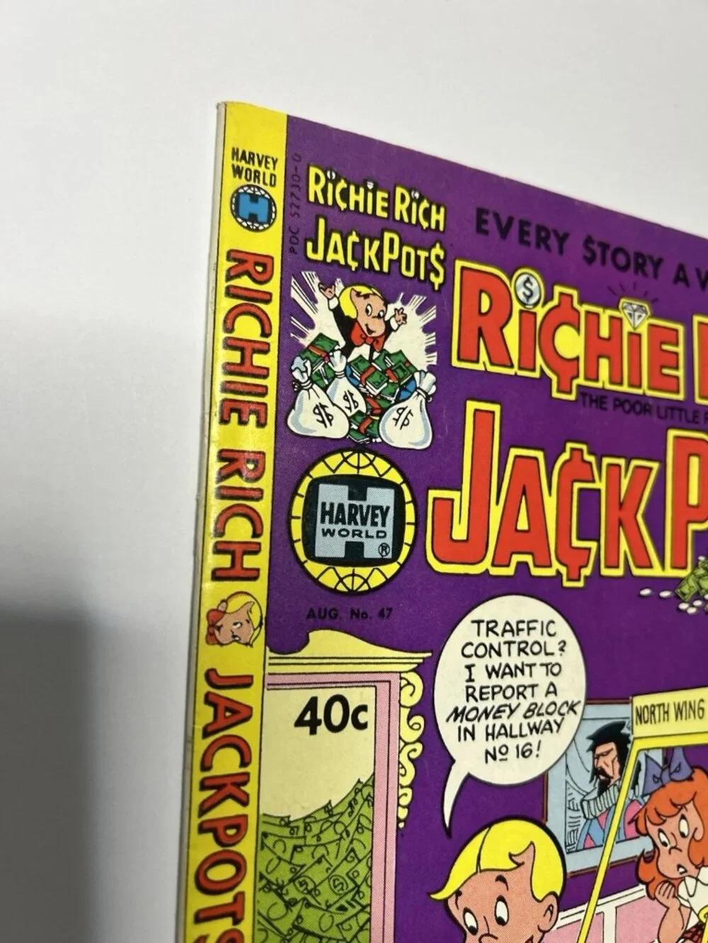 Richie Rich Jack Pots #47 Harvey World Comics High Grade Comic Book